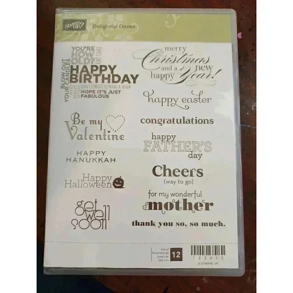 Stampin' Up! Delightful Dozen  Stamp Set  ~